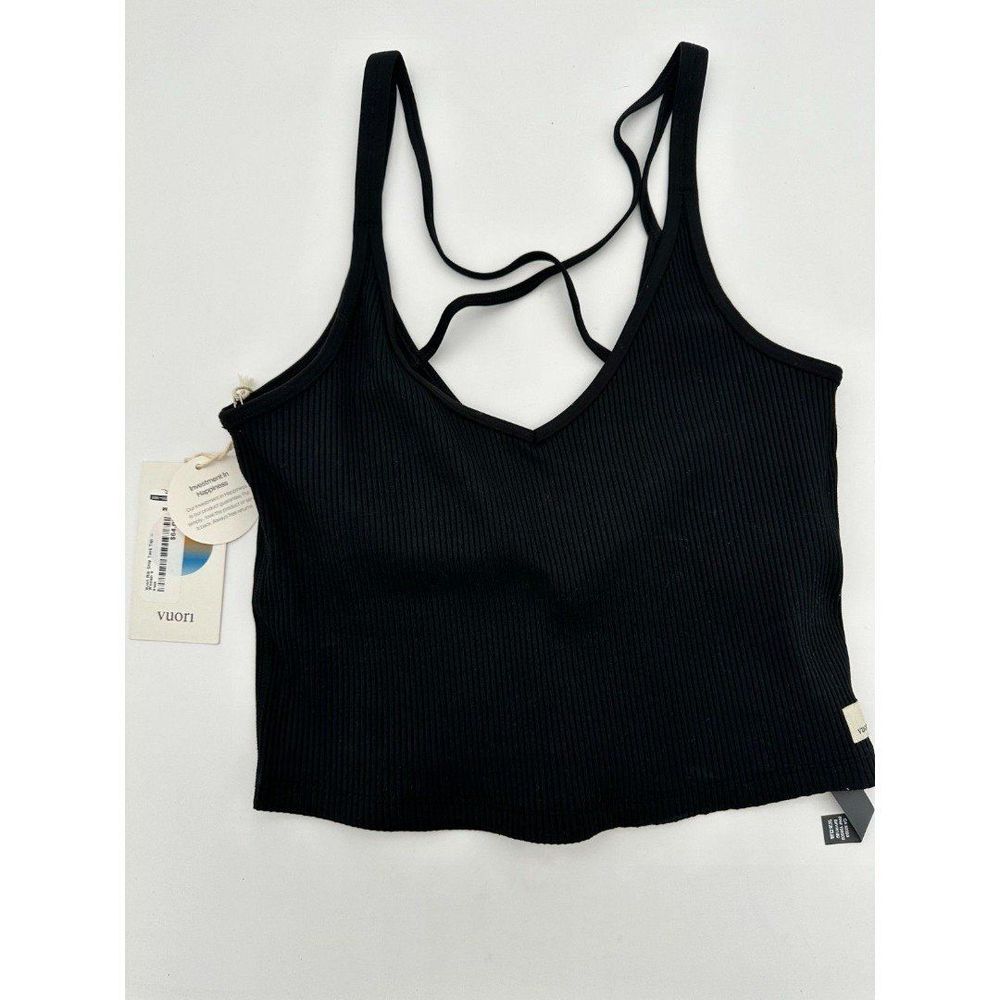 $64 NEW Vuori Rib Crop Tank Top - Women's Size XS-XL - Picture 6 of 9